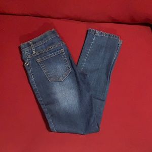 NWOT girls blue skinny jeans